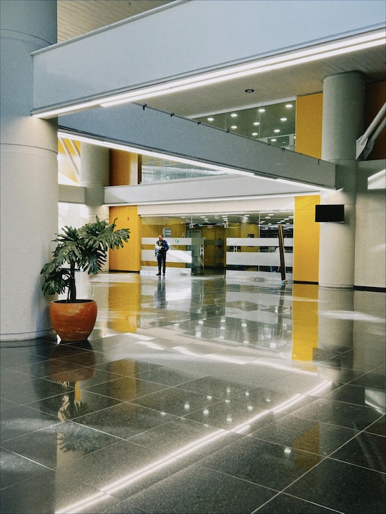 private security officer on commercial property